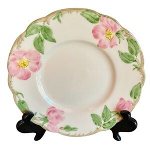 2 Franciscan Desert Rose Bread & Butter Plates, USA, Hand Painted, Colle…